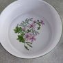 Vintage Souffle Oven or Serving Dish Wiled Mallow Ulster Ceramics Irish 20cm diameter and 7 cm. high made in Ireland Image 2