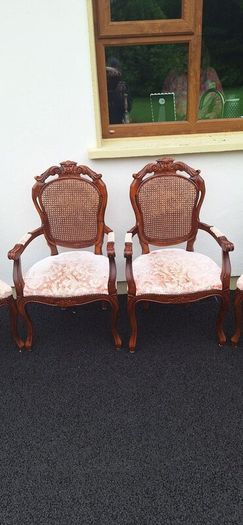 Inlaid Italian Rosewood Dining Room set