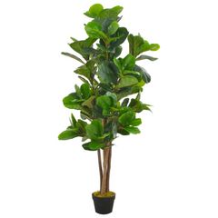 Artificial Plant Fiddle Leaves with Pot Green 152 cm
