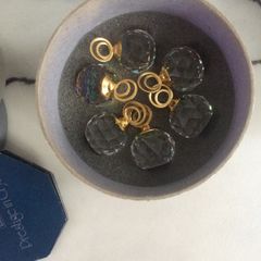 Swarovski Gold Crystal Balls