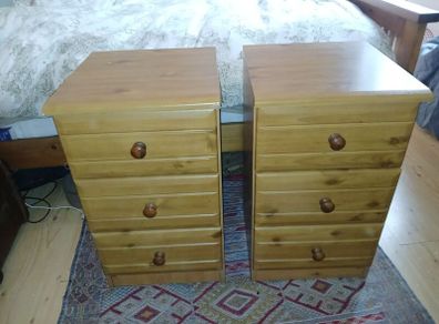 Pair of bedside lockers