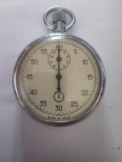 vintage soviet mechanical stop watch