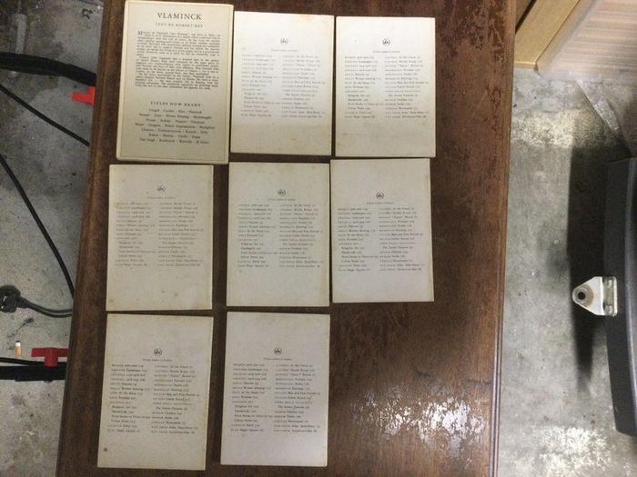 Vintage Art Books X 7 ( Small) - Reduced