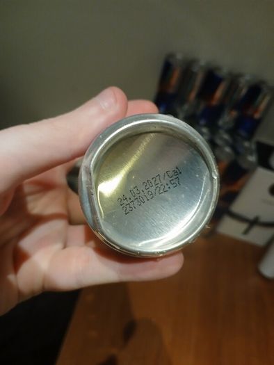 35 cans of Red Bull