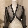 Chiffon tops,  Coast black, three Debut chiffon tops two navy 1 black , medium and large Image 5