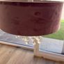Velvet Ceiling Light Shade with Crystal Drops Image 2