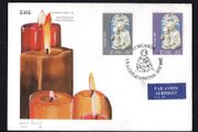 1982 Ireland Christmas Commemorative Stamps Post and Telegraph First Day Cover (FDC) with Corcaigh (Cork) pictorial cancel