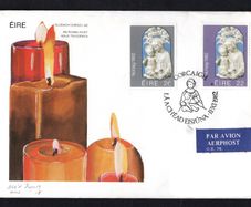 1982 Ireland Christmas Commemorative Stamps Post and Telegraph First Day Cover (FDC) with Corcaigh (Cork) pictorial cancel