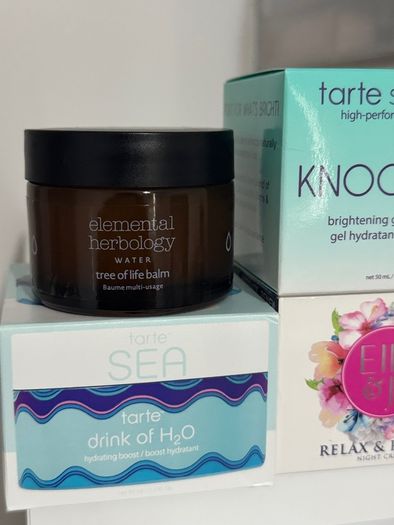 New moisturizer and all over balm