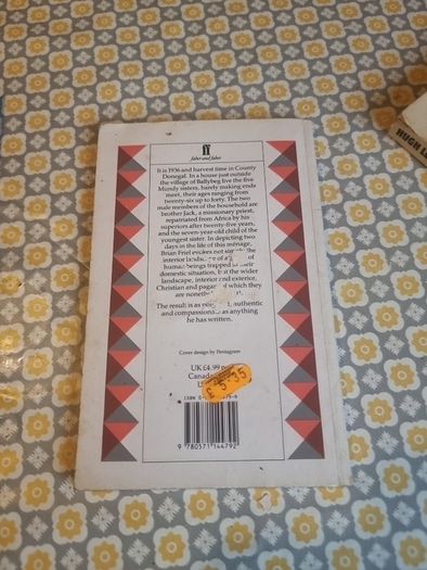 Two Brian Friel paperback books.