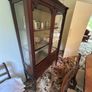 Antique Edwardian / Sheraton Revival Mahogany Glass Display Cabinet / Vitrine Image 3