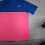 Under Armour Pink and Blue Tee shirt Image 2