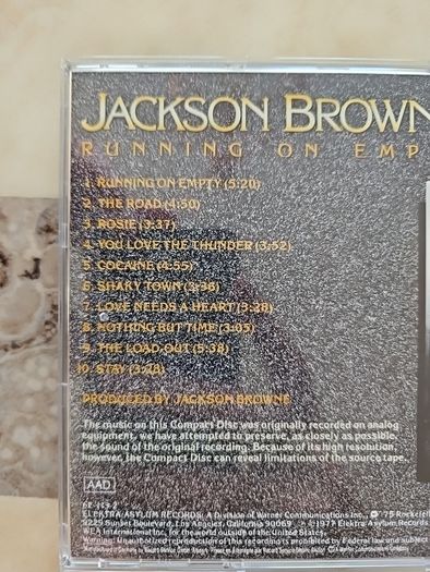 Jackson Browne CD - Running On Empty