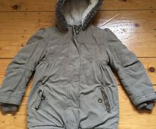 Marks & Spencer Indigo Collection Coat - M&S Jacket with hood - Girls - Age 5 to 6