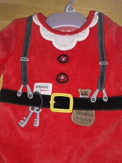 Christmas Baby Gro 0-3 months, NEW -