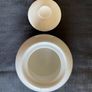 White ceramic sugar pot with lid in perfect condition Image 4