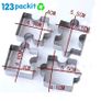 Set of 4 cookie cutter set stainless steel cookie cut jigsaw shape puzzle reusable for baking Image 3