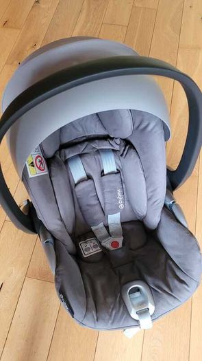 Cybex cloud z car seat - soho grey and isofix base