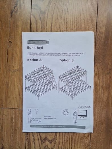 Triple bunk