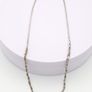 Vintage 925 Sterling Silver Woven Flat Link Italian Chain Image 6