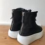 Andia Fora  high top leather platform shoes, uk4 Image 7