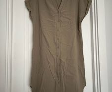 Khaki shirt dress