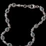 Sterling silver 925 bracelet with natural Alexandrite and Zircon Image 5