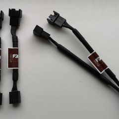 Noctua NA-RC7 and NA-YC1 adaptor cables for PC fan.