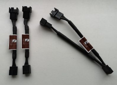 Noctua NA-RC7 and NA-YC1 adaptor cables for PC fan.