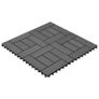 22 pcs Decking Tiles 30x30 cm 2 sqm WPC Grey Image 2