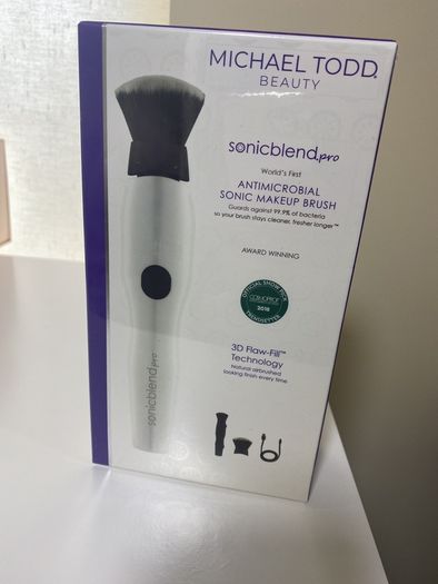 Michael Todd beauty sonic blend pro anti microbial sonic makeup Brush BNIB