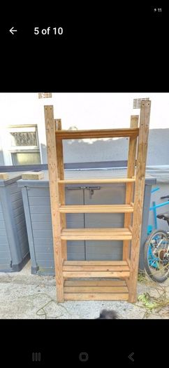 Shelves shed