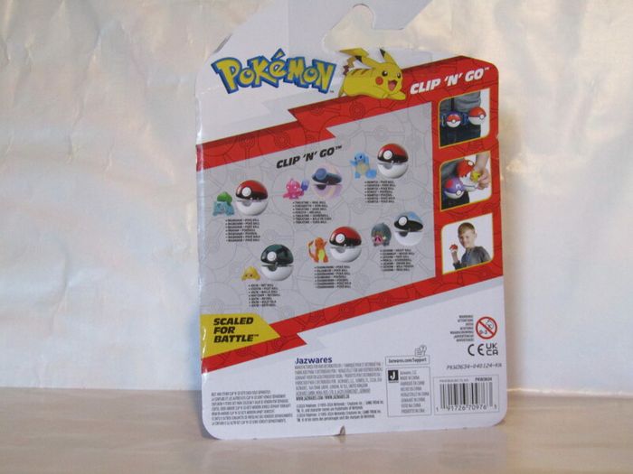 Pokemon Clip 'N' Go Bulbasaur And Poke Ball Battle Figure Brand New Sealed