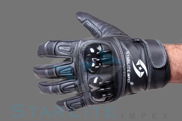 Professional Sport Motorbike Leather Gloves.