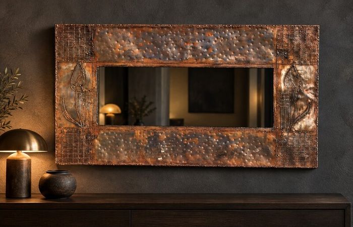 Copper effect mirror