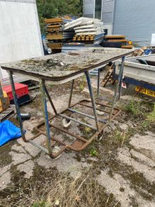 Farmyard trolley frame turf etc
