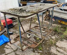 Farmyard trolley frame turf etc