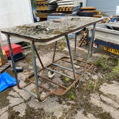 Farmyard trolley frame turf etc