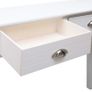 Console Table White 90x30x77 cm Wood Image 6