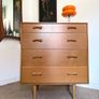 Vintage Retro Mid Century Stag Chest of Drawers Image 5
