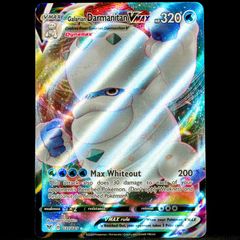 Galarian Darmanitan VMAX 037/185 Ultra Holo Rare Sword and Shield Vivid Voltage Pokemon Card