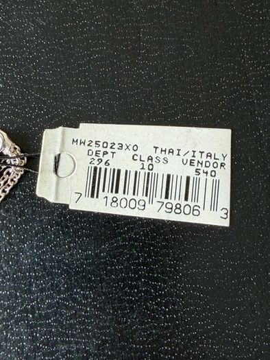 silver necklace