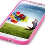 New Samsung I9500 Galaxy S4 Hybrid Rubberised Back Case Cover Black Image 9