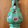 Antique Chinoiserie Hexagonal Baluster Vase Image 2