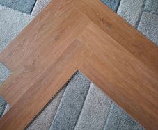 New boxed Herringbone laminate flooring