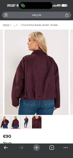 Faux Suede Jacket