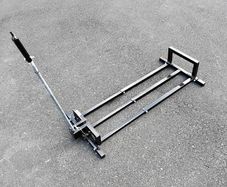 Ride on lifting device for mower.
