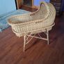 Traditional Wicker Hooded Moses Crib & Stand Image 8