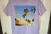 Mickey Mouse Slam Dunk Graphic Shirt, Size  Small