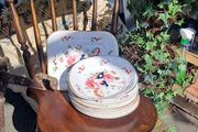 Victorian Floral Desert Set
